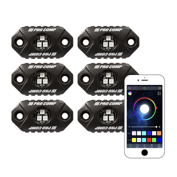 Rock light kit LED RGB Pro Comp