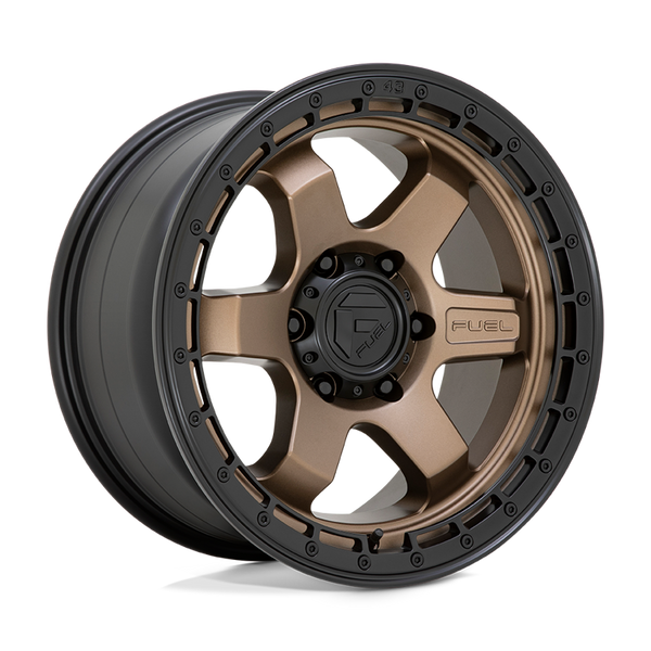 Alloy wheel D751 Block Matte Bronze W/ Black Ring Fuel