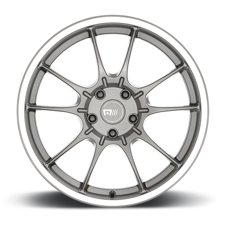 Alloy wheel MR152 SS5 Gunmetal W/ Machined LIP Motegi Racing