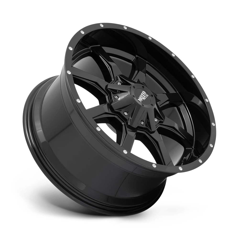 Alloy wheel MO970 Gloss Black W/ Milled LIP Moto Metal
