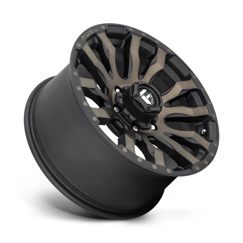 Alloy wheel D674 Blitz Matte Black Double Dark Tint Fuel