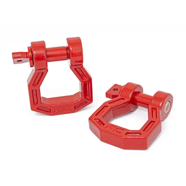 D-ring shackle kit red Rough Country 3/4"