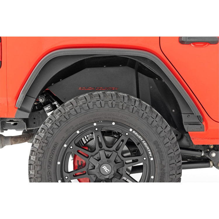 Front and rear flat fender flares Rough Country