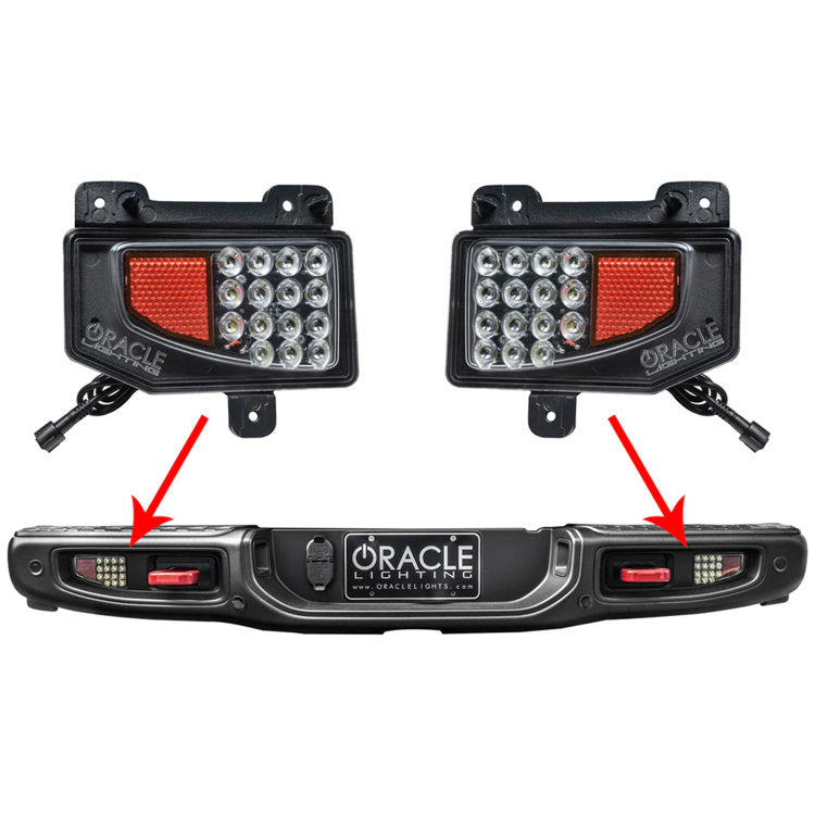 Rear bumper LED reverse lights Oracle
