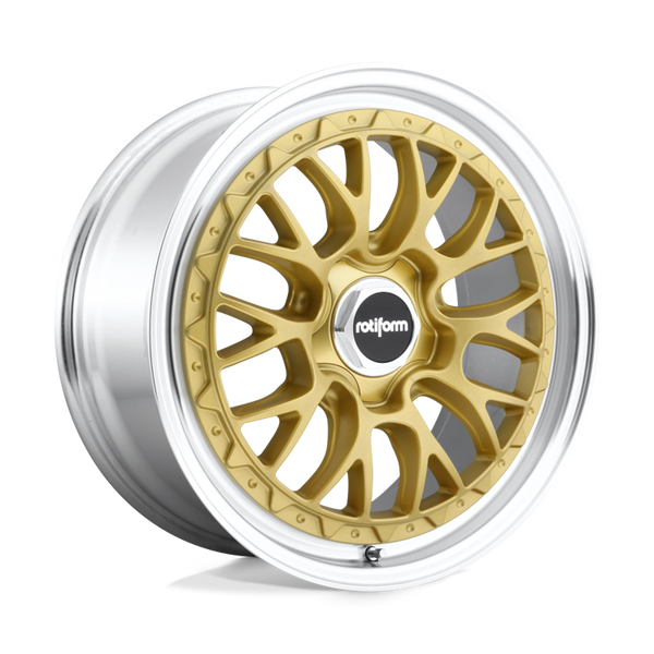 Alloy wheel R156 LSR Matte Gold Machined Rotiform