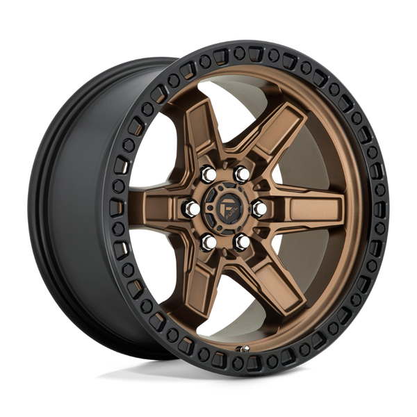 Alloy wheel D699 Kicker Matte Bronze Black Bead Ring Fuel