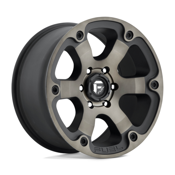 Alloy wheel D564 Beast Matte Black Double Dark Tint Fuel