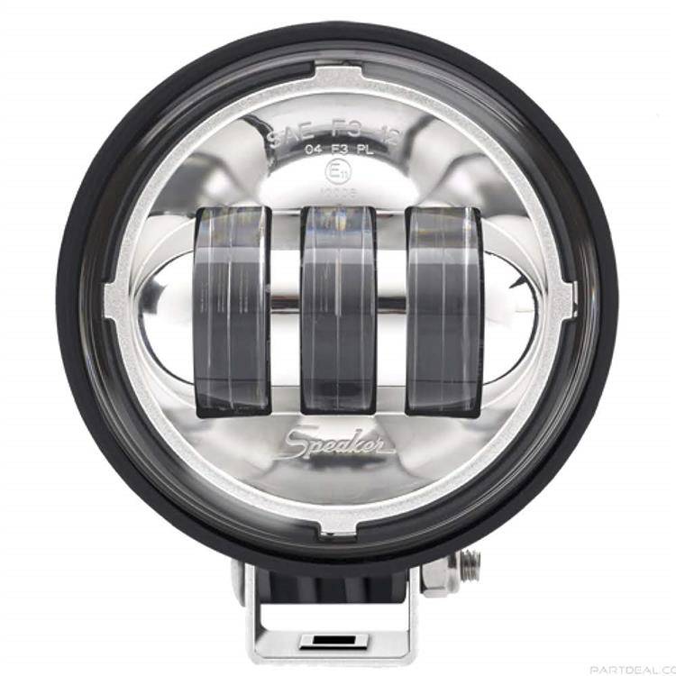 LED fog lights 4,5" round chrom JW Speaker 6145 JL Series