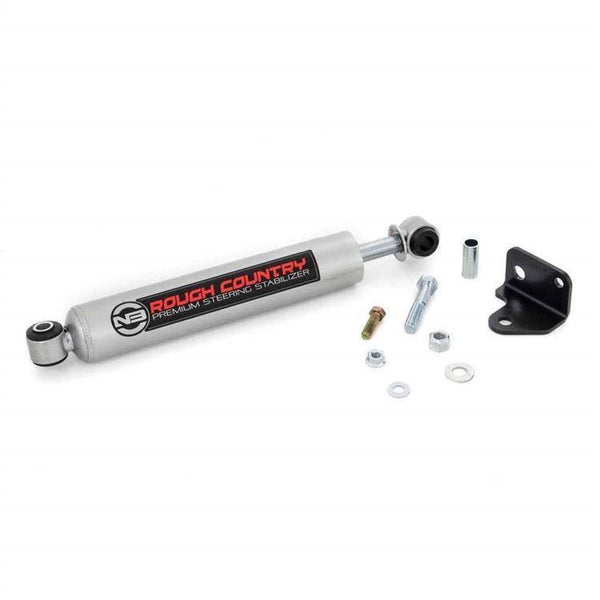Steering stabilizer with relocation bracket Rough Country N3 Premium