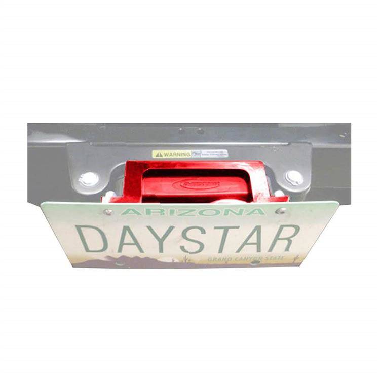 License Plate Retainer Bracket Red Daystar