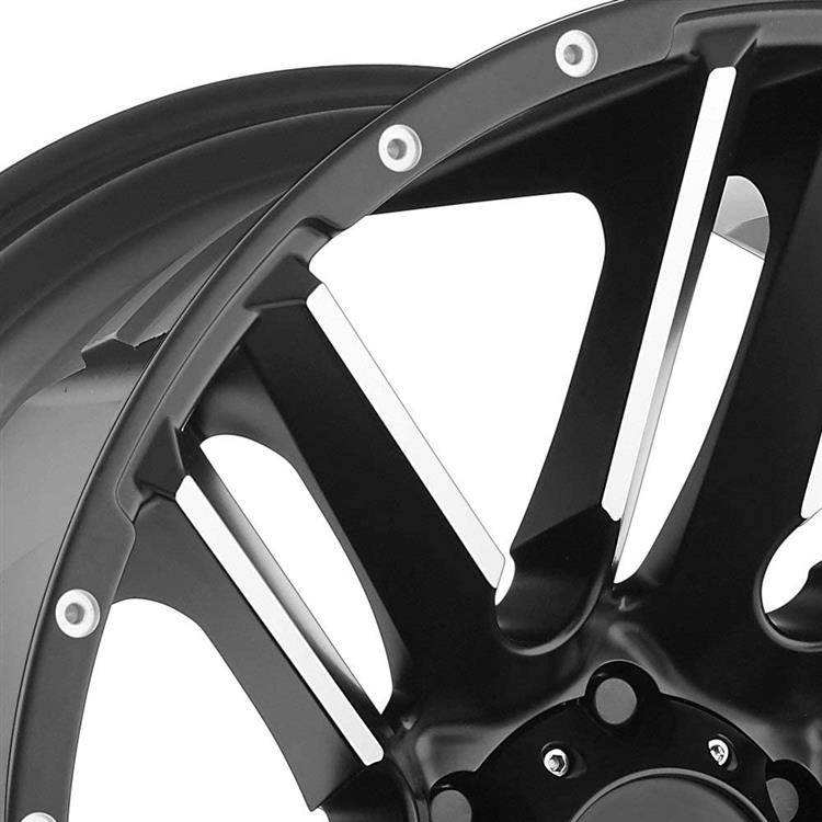 Alloy wheel MO978 Razor Satin Black Moto Metal