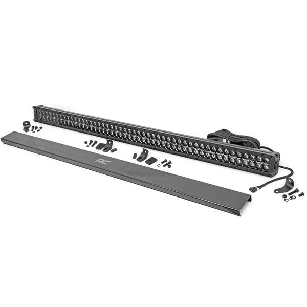 LED light bar 50" dual row white DRL spot/flood Rough Country Black Series