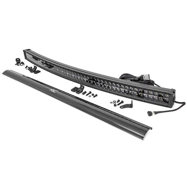 LED light bar 50" dual row curved white DRL spot/flood Rough Country Black Series