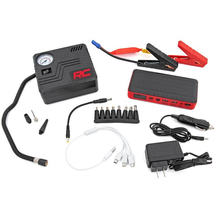 Portable jump starter w/air compressor Rough Country