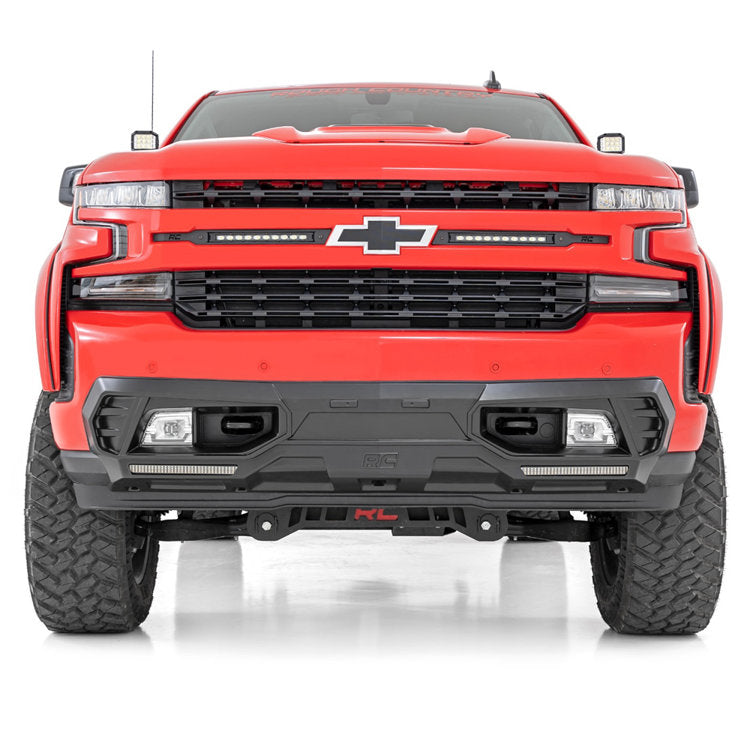 Front fascia bumper with LED strips Rough Country
