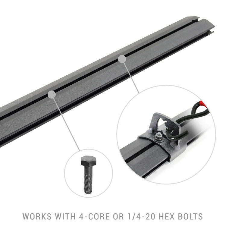 Side rail accessory kit 37 3/4" Go Rhino XRS