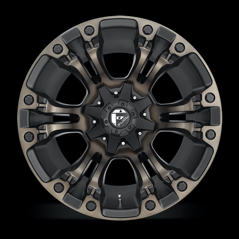 Alloy wheel D569 Vapor Matte Black Double Dark Tint Fuel