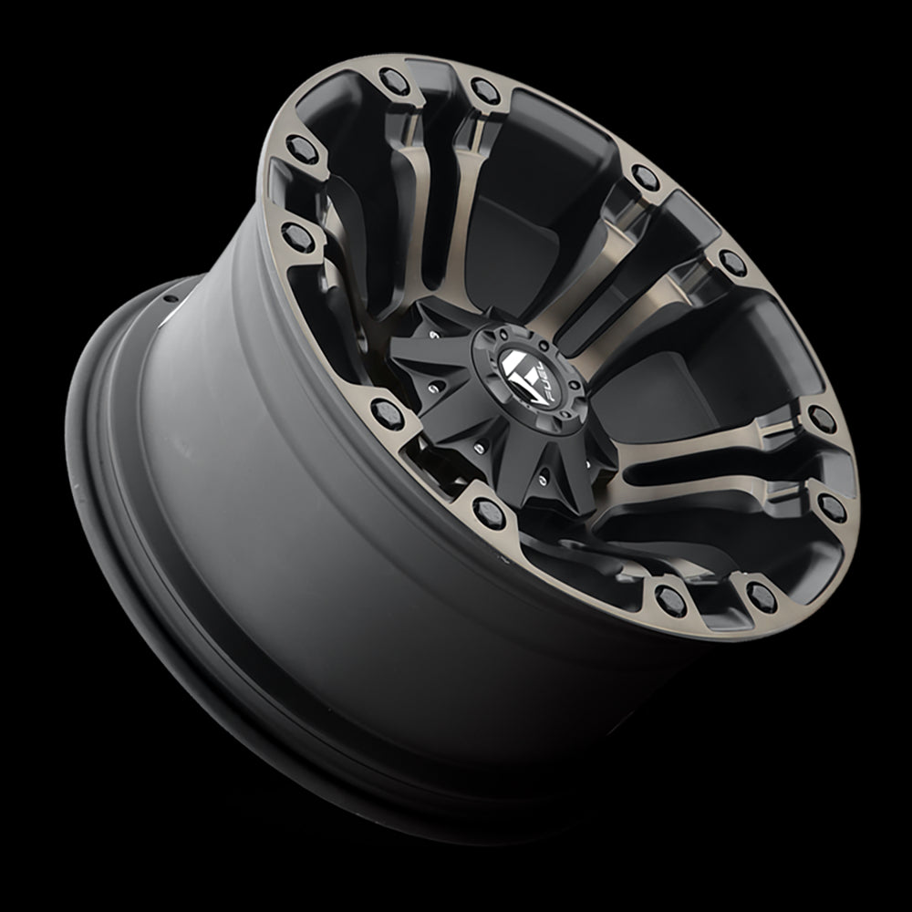 Alloy wheel D569 Vapor Matte Black Double Dark Tint Fuel