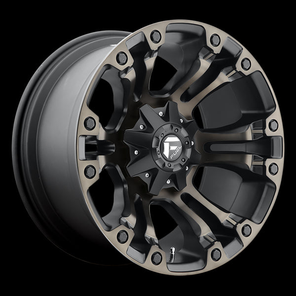Alloy wheel D569 Vapor Matte Black Double Dark Tint Fuel