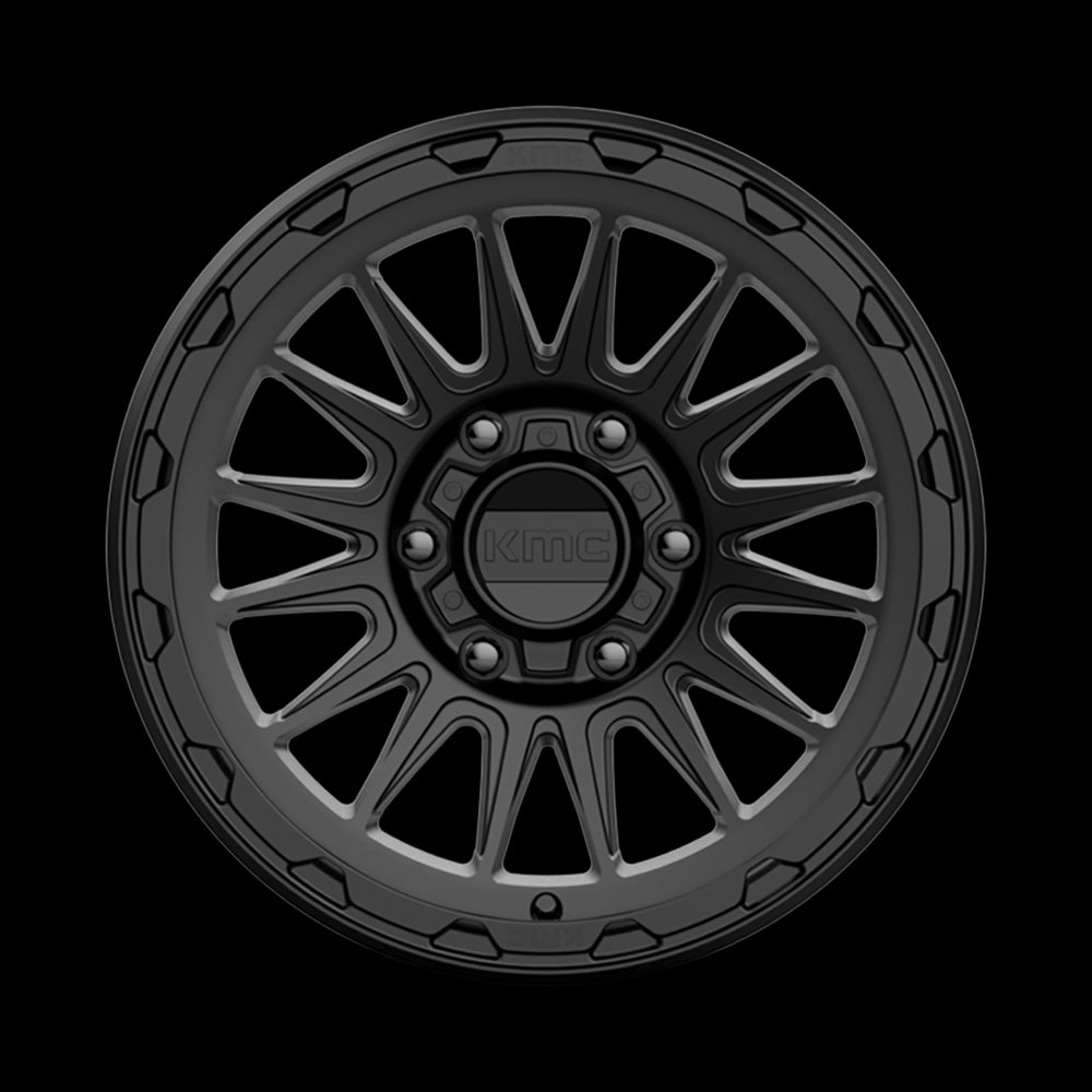 Alloy wheel KM542 Impact Satin Black KMC