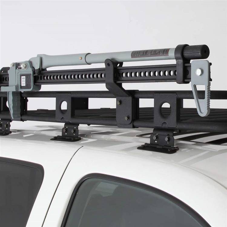 Hi-Lift Jack mounting brackets for Defender roof rack Smittybilt