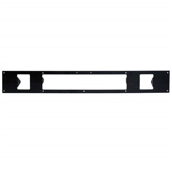 Front plate for two Cube LED 3x3" and 20" light bar for roof rack Go Rhino SRM100
