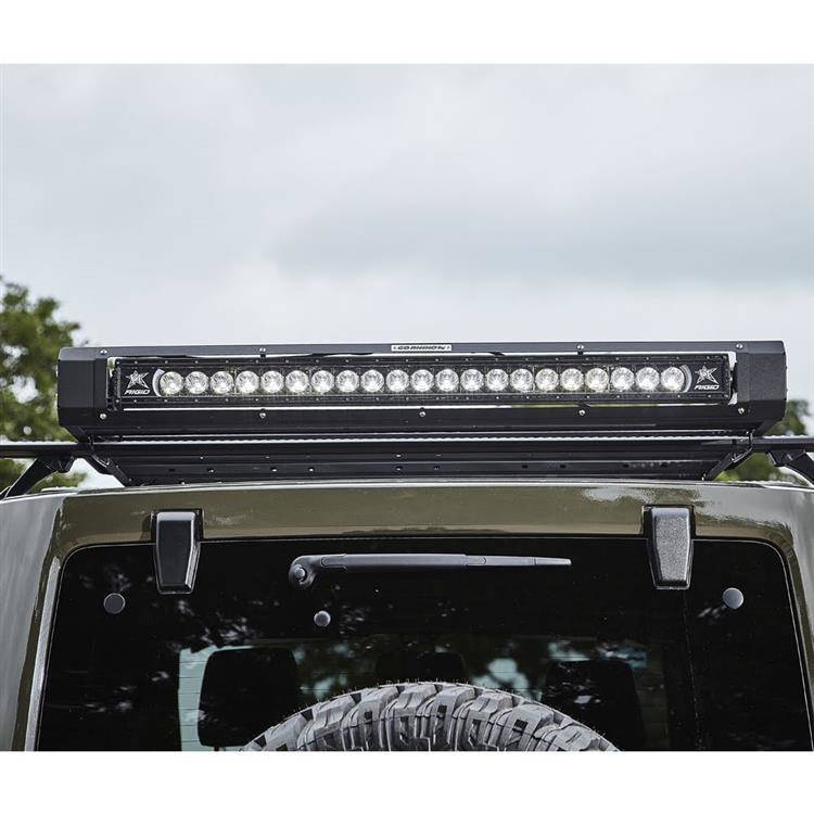 Piastra posteriore per barra luminosa a LED da 40" per portapacchi Go Rhino SRM100