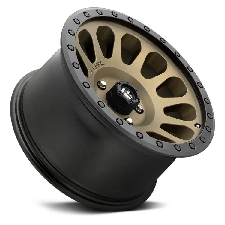 Alloy wheel D600 Vector Matte Bronze/Black Bead Ring Fuel