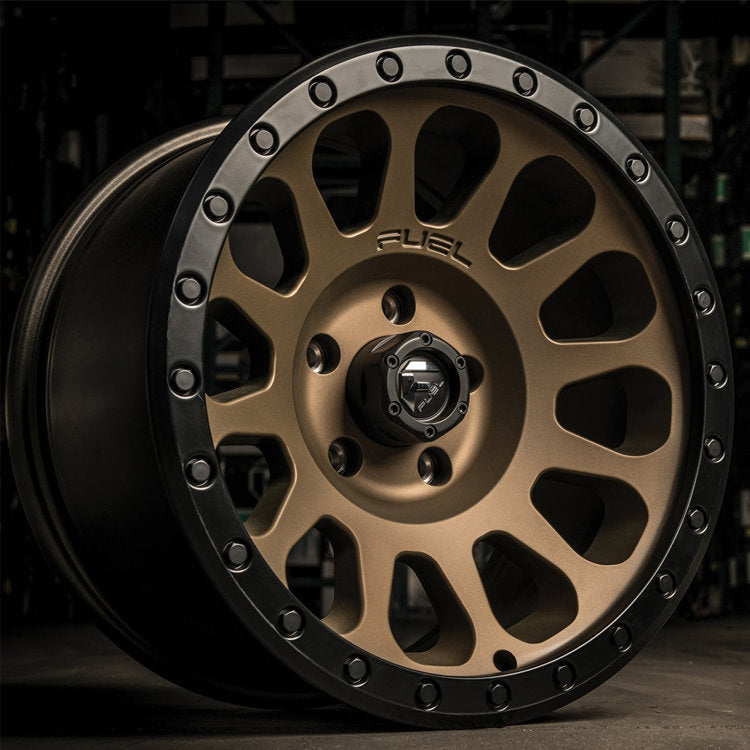 Alloy wheel D600 Vector Matte Bronze/Black Bead Ring Fuel