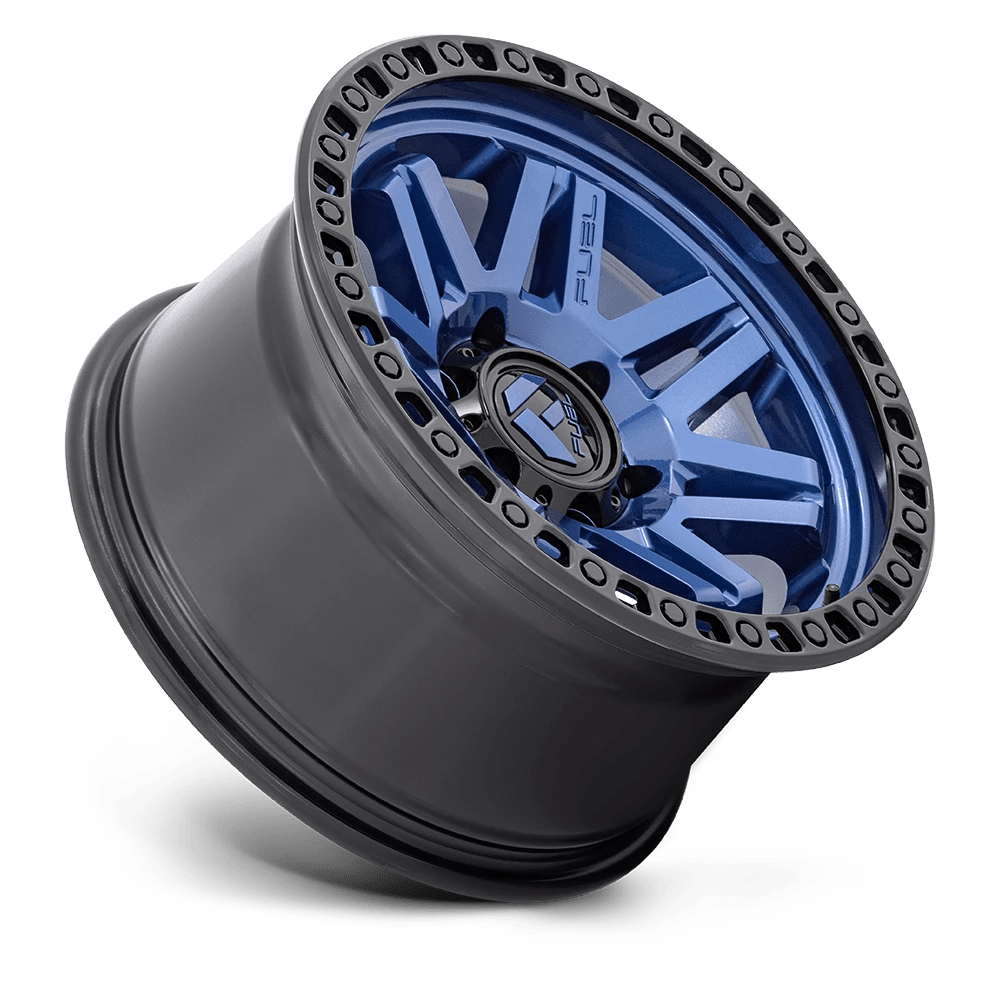 Alloy wheel D813 Syndicate Dark Blue W/ Black Ring Fuel