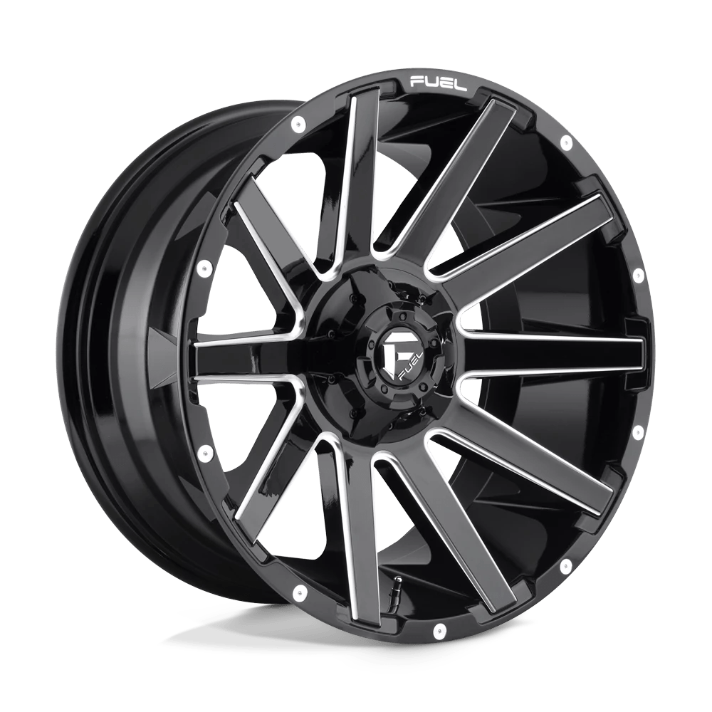 Alloy wheel D615 Contra Gloss Black Milled Fuel