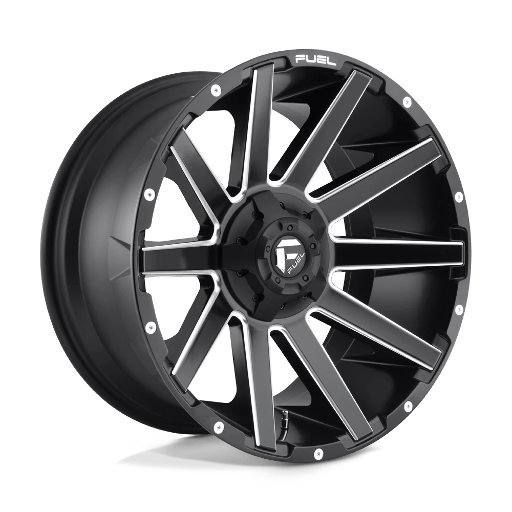 Alloy wheel D616 Contra Matte Black Milled Fuel