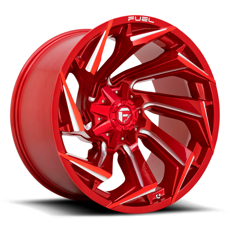 Alloy wheel D754 Reaction Candy RED Milled Fuel