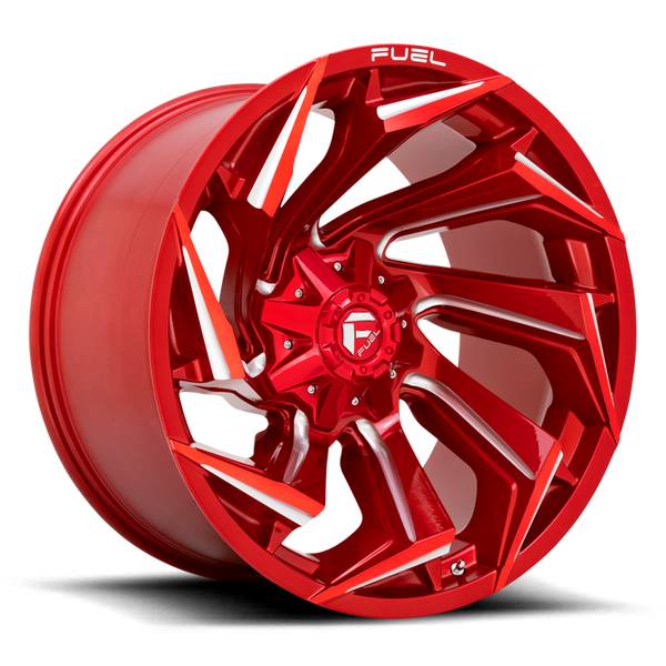 Alloy wheel D754 Reaction Candy RED Milled Fuel