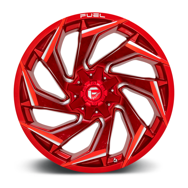 Alloy wheel D754 Reaction Candy RED Milled Fuel