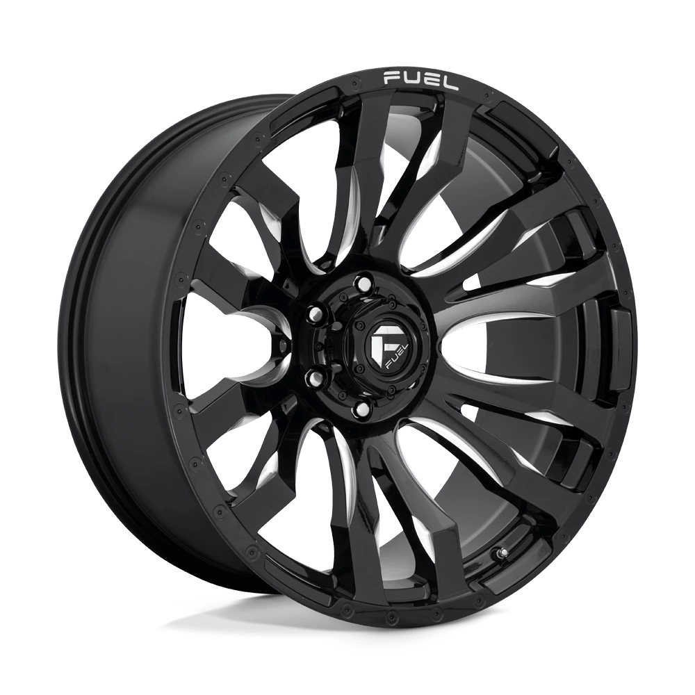 Alloy wheel D673 Blitz Gloss Black Milled Fuel