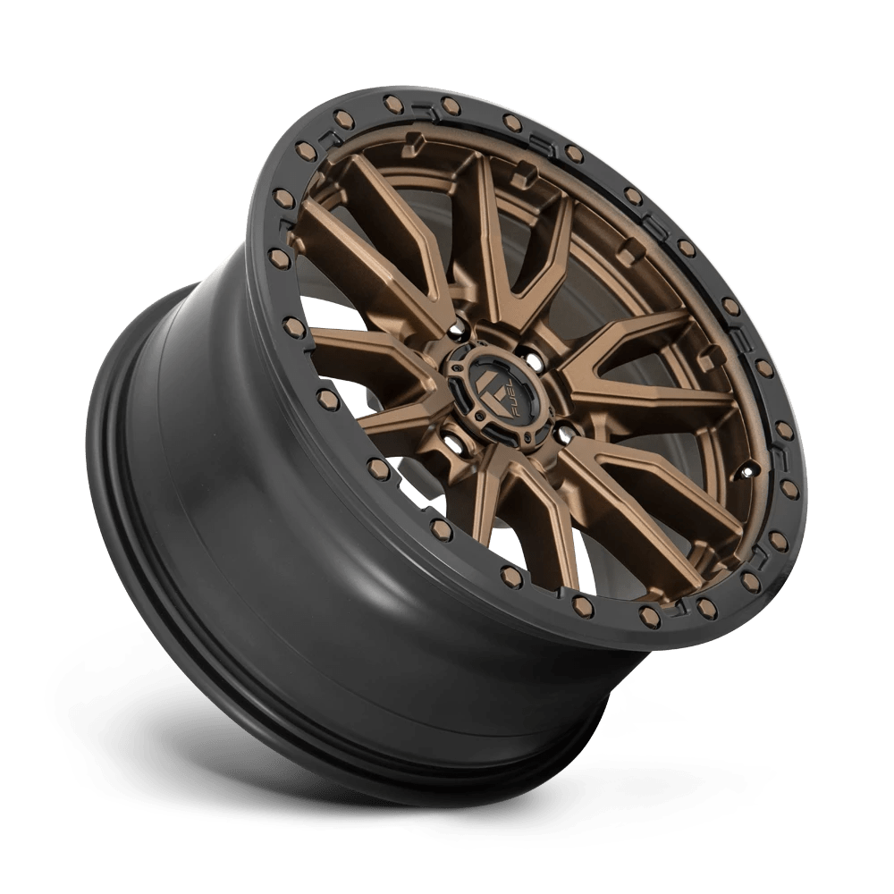 Alloy wheel D681 Rebel Matte Bronze Black Bead Ring Fuel