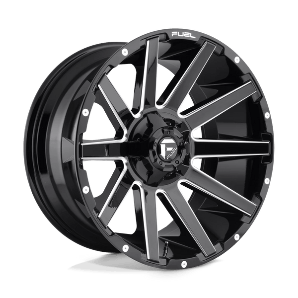 Alloy wheel D615 Contra Gloss Black Milled Fuel