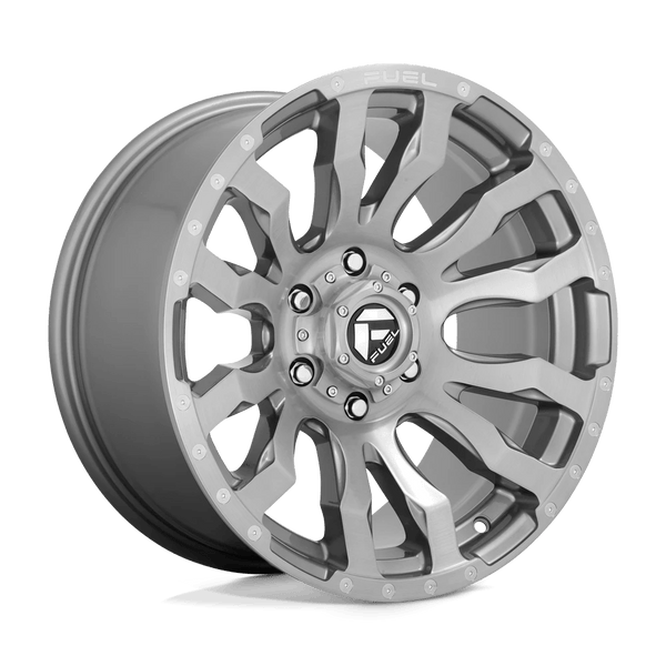 Alloy wheel D693 Blitz Brushed GUN Metal Tinted Clear Fuel