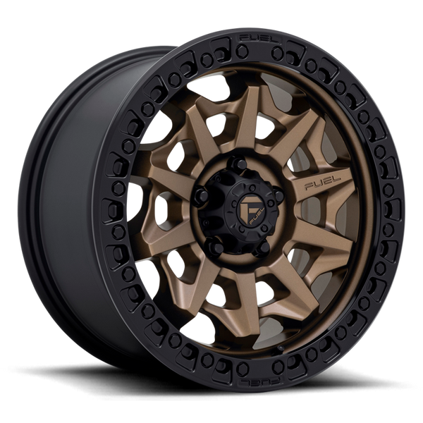 Alloy wheel D696 Covert Matte Bronze Black Bead Ring Fuel