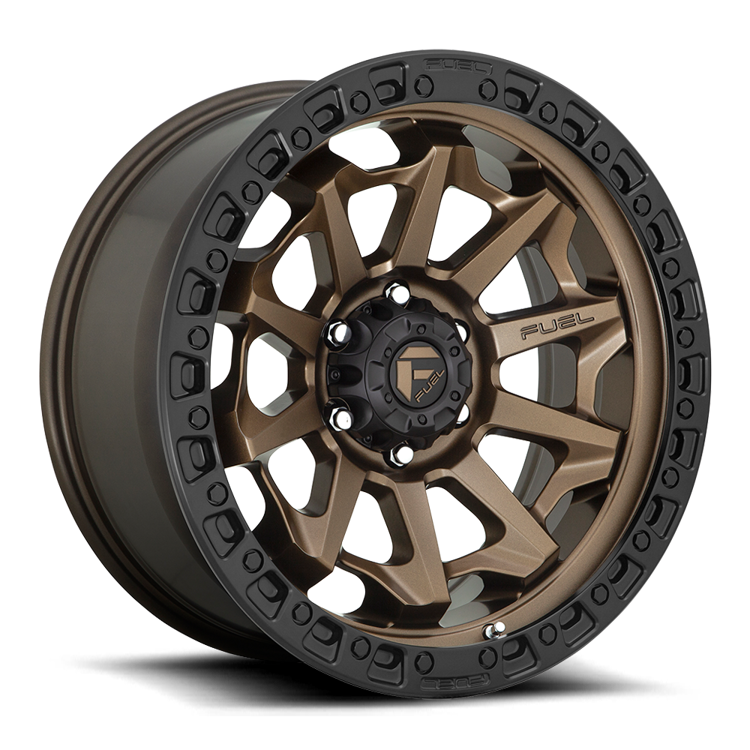 Alloy wheel D696 Covert Matte Bronze Black Bead Ring Fuel