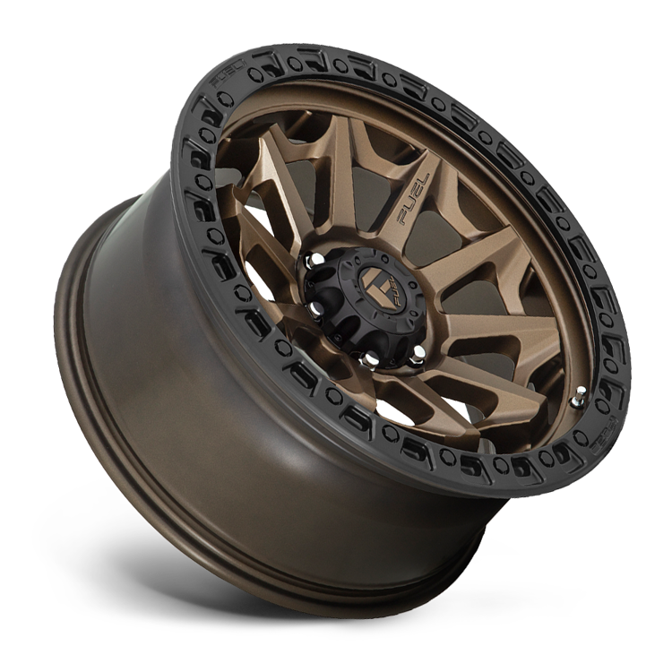 Alloy wheel D696 Covert Matte Bronze Black Bead Ring Fuel