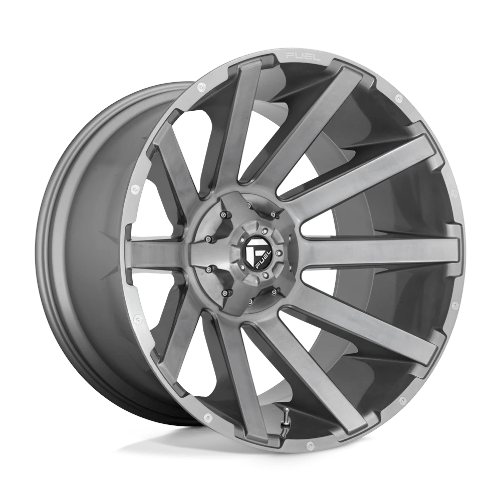 Alloy wheel D714 Contra Platinum Brushed GUN Metal Tinted Clear Fuel