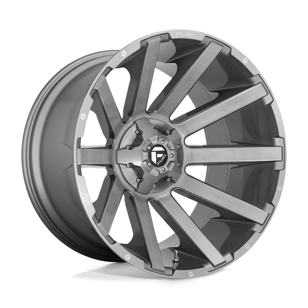 Alloy wheel D714 Contra Platinum Brushed GUN Metal Tinted Clear Fuel