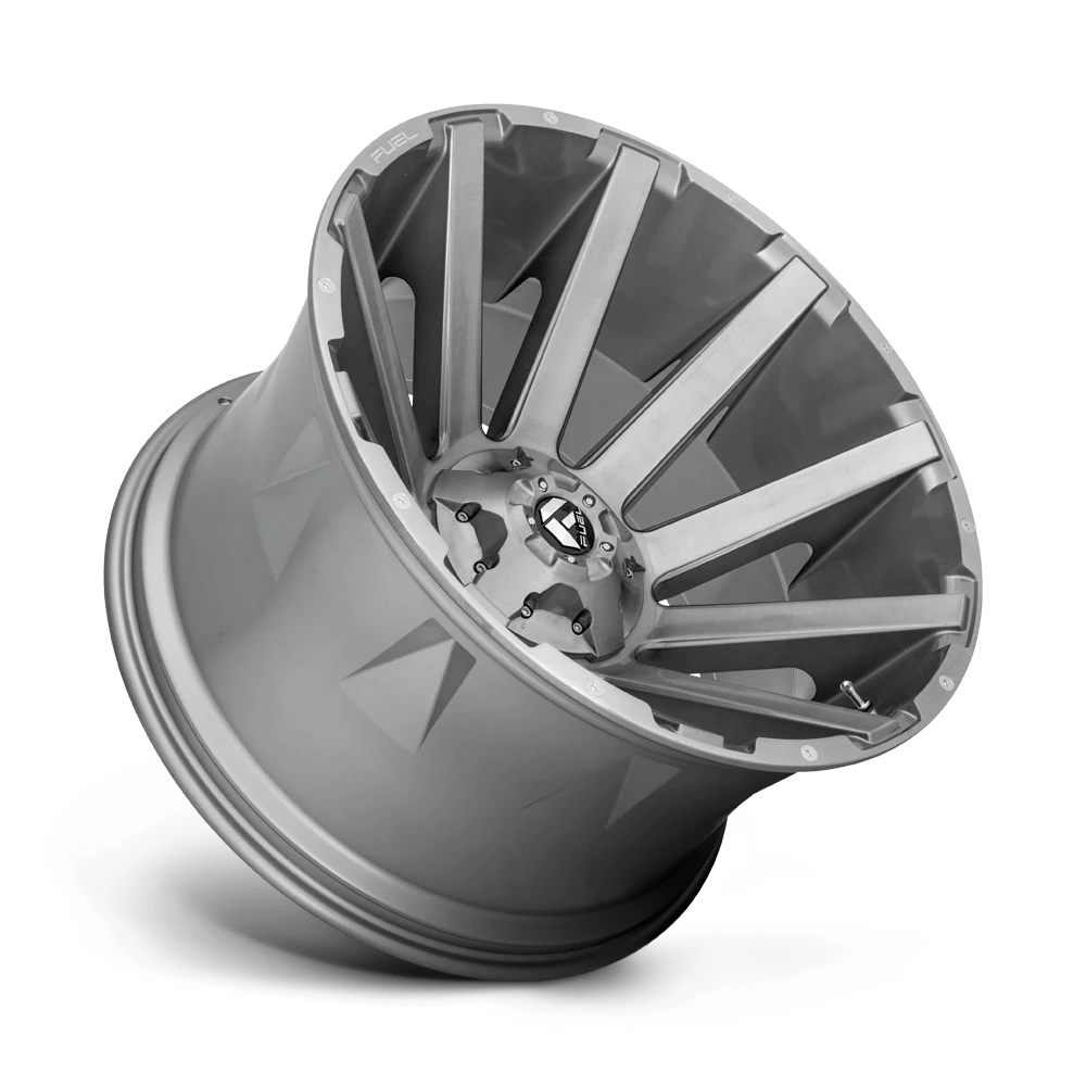 Alloy wheel D714 Contra Platinum Brushed GUN Metal Tinted Clear Fuel
