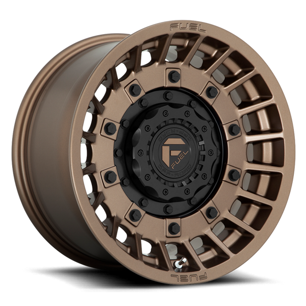 Alloy wheel D725 Militia Matte Bronze & Black Fuel