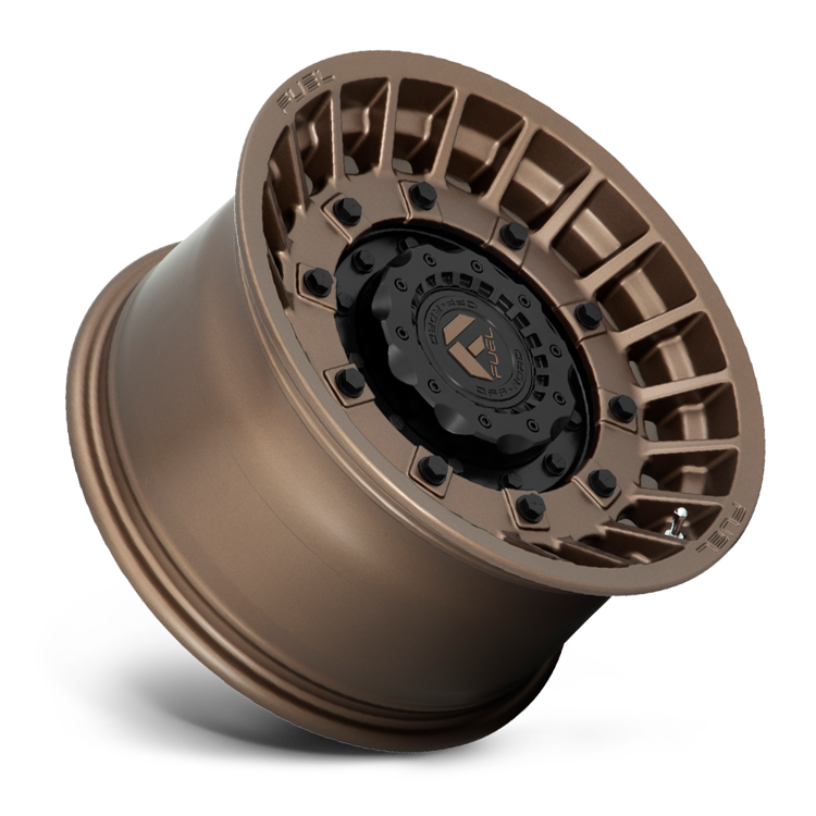 Alloy wheel D725 Militia Matte Bronze & Black Fuel