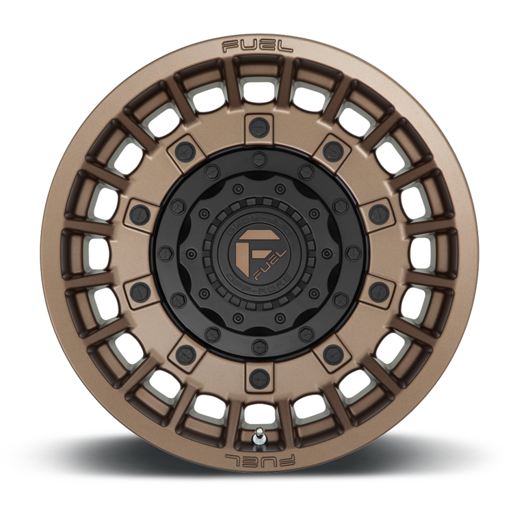 Alloy wheel D725 Militia Matte Bronze & Black Fuel