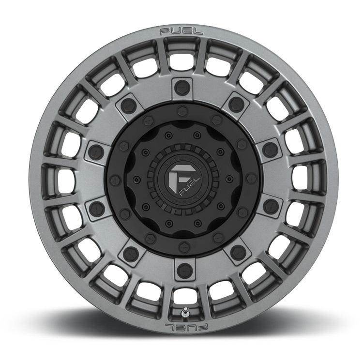 Alloy wheel D726 Militia Matte Anthracite & Black Fuel