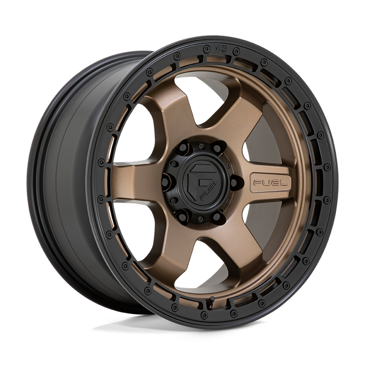 Alloy wheel D751 Block Matte Bronze W/ Black Ring Fuel